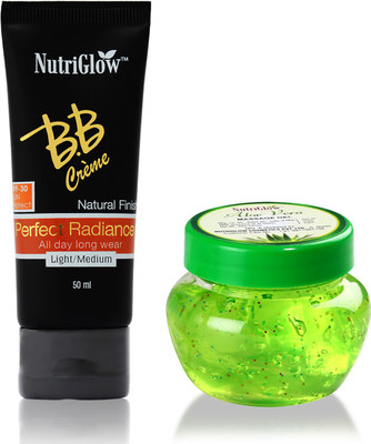 

NutriGlow Face Care / BB Cream with Aloe Vera gel / Party Ready(Set of 1)