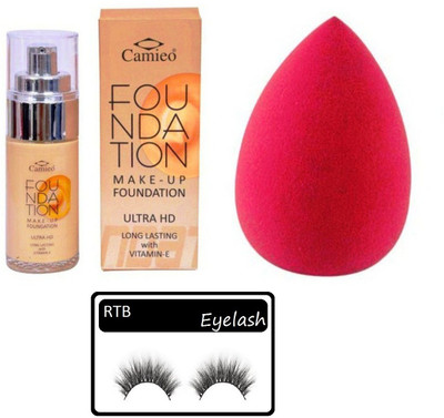 

RTB ULTRA HD FOUNDATION STUDIO FIX COMPACT WITH FALSE EYELASH(Set of 3)