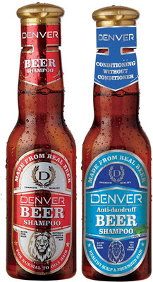 

Denver Beer Shampoo 200ml + Anti dandruff Shampoo 200ml(Set of 2)