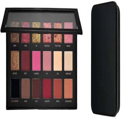 

OWNSTAR Rose Gold Edition Eyeshadow Palette - 18 Shades And . Brush Set(Set of 2)