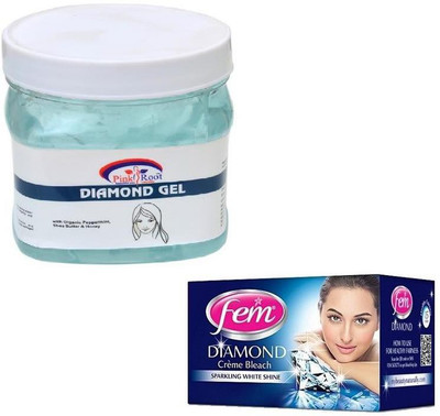 

Pink Root DIAMOND GEL 500GM WITH FEM DIAMOND BLEACH 30GM(Set of 2)
