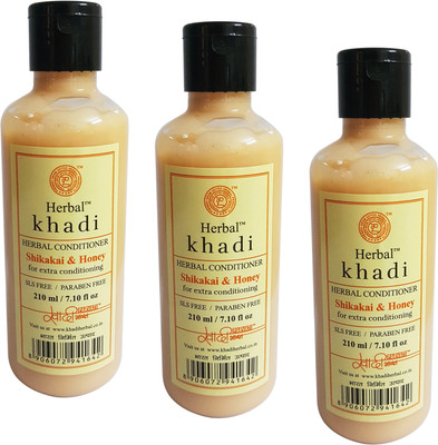 

Herbal Khadi Shikakai & Honey Conditioner, 630ml.(SLS/PARABEN FREE)(630 ml)
