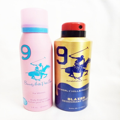 

Beverly Hills Polo Club 9 AND BLAZER Deodorant Spray - For Men & Women(325 ml, Pack of 2)