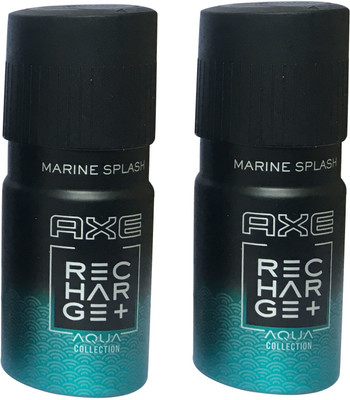 

AXE MARINE SPLASH ( PACK OF 2) Deodorant Spray - For Men(150 ml, Pack of 2)