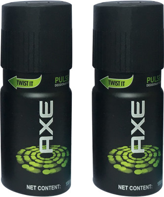 

AXE PULSE ( PACK OF 2) Deodorant Spray - For Men(150 ml, Pack of 2)
