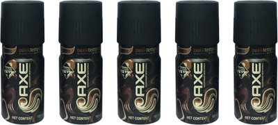 

AXE DARK TEMPTATION( PACK OF 5) Deodorant Spray - For Men(150 ml, Pack of 5)