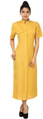 

Eves Pret A Porter Women's Maxi Yellow Dress