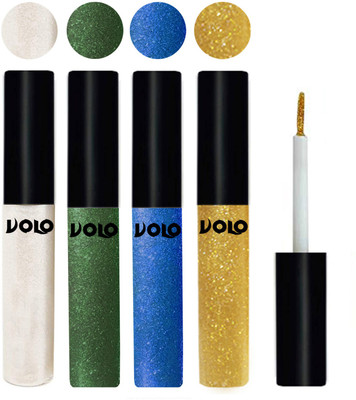

Volo WATERPROOF GLITTER EYE LINER 20 ml(White, Olive Green, Sky Blue, Light Golden)