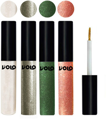 

Volo WATERPROOF GLITTER EYE LINER 20 ml(White, Light Copper, Olive Green, Rose Gold)