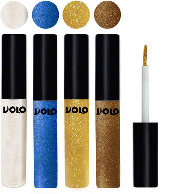 

Volo WATERPROOF GLITTER EYE LINER 20 ml(White, Sky Blue, Light Golden, Copper)