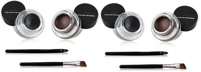 

Gabbu NEWLY 2 IN 1 SMUDGE PROOF & WATER PROOF GEL EYELINER COMBO 7 g(BLACK, BROWN)