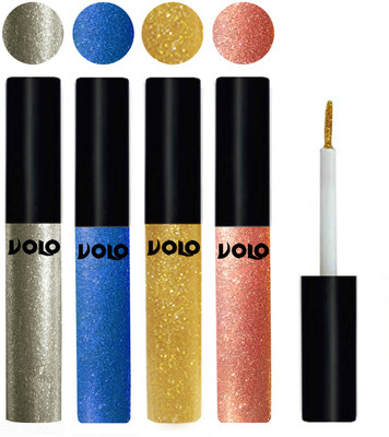 

Volo WATERPROOF GLITTER EYE LINER 20 ml(Light Copper, Sky Blue, Light Golden, Rose Gold)