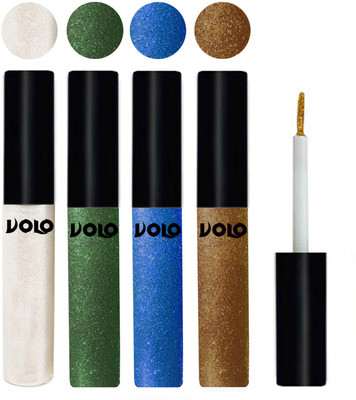 

Volo WATERPROOF GLITTER EYE LINER 20 ml(White, Olive Green, Sky Blue, Copper)