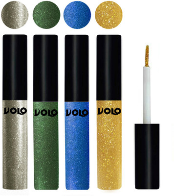 

Volo WATERPROOF GLITTER EYE LINER 20 ml(Light Copper, Olive Green, Sky Blue, Light Golden)