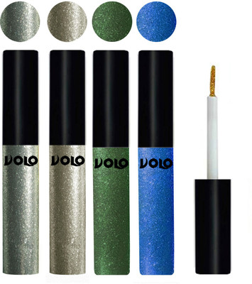 

Volo WATERPROOF GLITTER EYE LINER 20 ml(Entick Silver, Light Copper, Olive Green, Sky Blue)