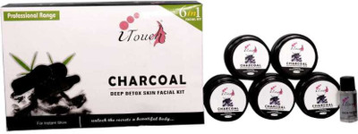 

I TOUCH HERBAL CHARCOAL FACIAL KIT WITH SERUM 270 ml(Set of 10)