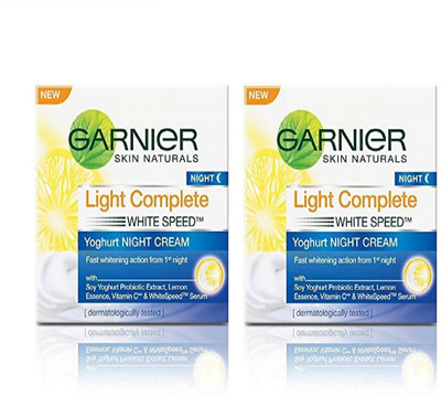 

Garnier Light Complete NIGHT CREAM 40G PACK OF 2(80 g)