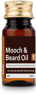 

tekzon Beard Growth Oil For Men - 100% Natural Essential Oils Hair Oil(35 ml)