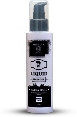 

MIRELLA HYPE LIQUID HAIR GEL HARD HOLD - WHITE Hair Wax(125 g)