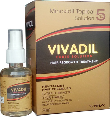 

Vivadil Topical Solution 5% (Hair Regrowth Treatment)(60 ml)
