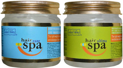 

Indus Valley Natural Hair Eaze Spa With Hair Ultima Spa (Combo Kit) - For Deep Nourishment(175 ml)