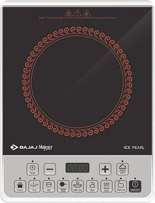 

Bajaj Majestry ICX Pearl Induction Cooktop(Black, Touch Panel)