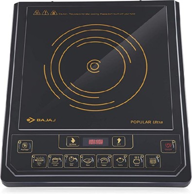 BAJAJ Popular Ultra 1400 W Induction Cooktop (Black) Induction Cooktop