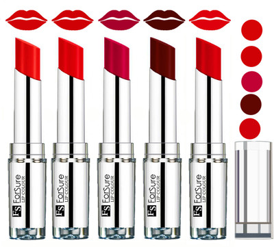 

Forsure Velvet Matte Lip Color Combo(Orange,Hot Red,Magenta,Maroon,Romantic Red)