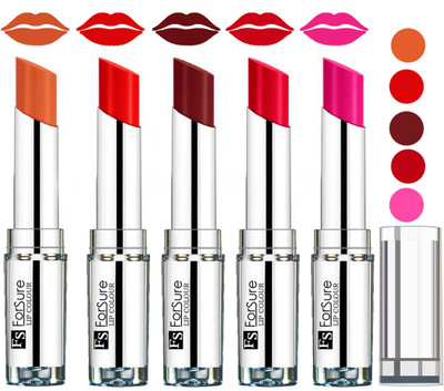 

Forsure Velvet Matte Lip Color Combo(Nude,Orange,Wine,Ruby Red,Rose Pink)