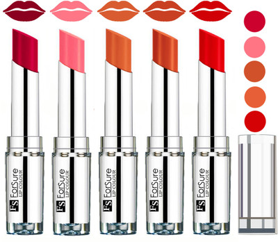 

Forsure Velvet Matte Lip Color Combo(Magenta,Peach,Nude,Brick Nude,Hot Red)