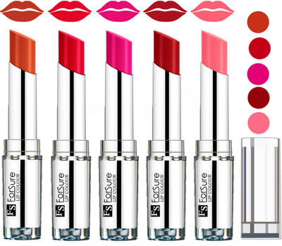 

Forsure Velvet Matte Lip Color Combo(Brick Nude,Ruby Red,Rose Pink,Sweet Red,Peach)