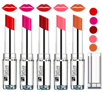 

Forsure Velvet Matte Lip Color Combo(Orange,Rose Pink,Sweet Red,Peach,Nude)