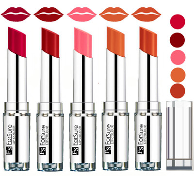

Forsure Velvet Matte Lip Color Combo(Magenta,Sweet Red,Peach,Nude,Brick Nude)