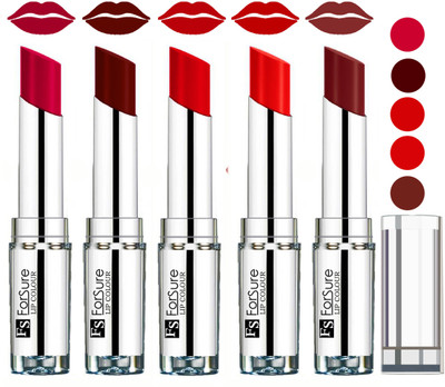 

Forsure Velvet Matte Lip Color Combo(Magenta,Maroon,Romantic Red,Orange,Wine)