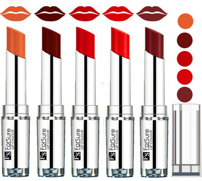 

Forsure Velvet Matte Lip Color Combo(Nude,Maroon,Romantic Red,Orange,Wine)