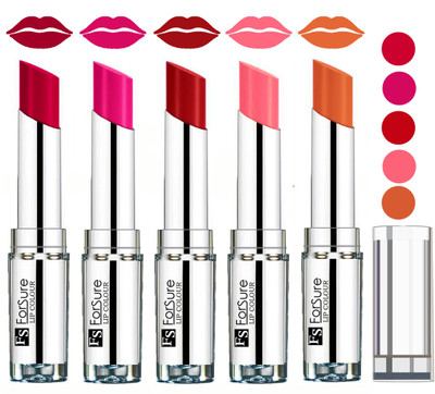 

Forsure Velvet Matte Lip Color Combo(Magenta,Rose Pink,Sweet Red,Peach,Nude)