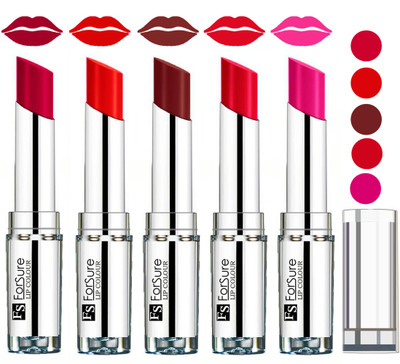 

Forsure Velvet Matte Lip Color Combo(Magenta,Orange,Wine Ruby Red,Rose Pink)