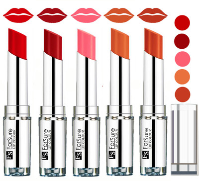 

Forsure Velvet Matte Lip Color Combo(Romantic Red,Sweet Red,Peach,Nude,Brick Nude)
