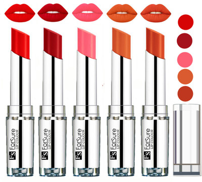 

Forsure Velvet Matte Lip Color Combo(Orange,Sweet Red,Peach,Nude,Brick Nude)