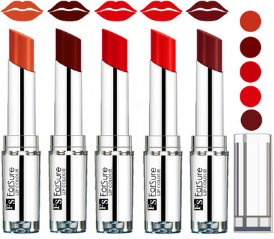 

Forsure Velvet Matte Lip Color Combo(Brick Nude,Maroon,Romanti Red,Orange,Wine)