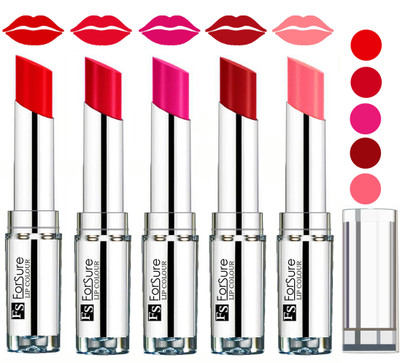 

Forsure Velvet Matte Lip Color Combo(Hot Red,Ruby Red,Rose Pink,Sweet Red,Peach)