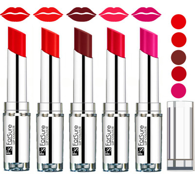 

Forsure Velvet Matte Lip Color Combo(Hot Red,Orange,Wine,Ruby Red,Rose,Pink)