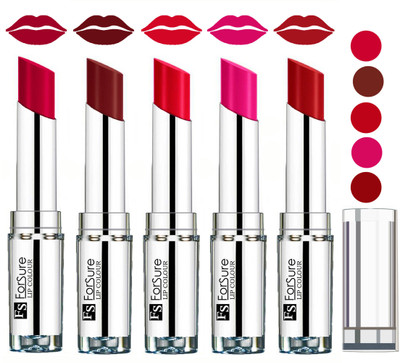 

Forsure Velvet Matte Lip Color Combo(Magenta,Wine,Ruby Red,Rose Pink,Sweet Red)