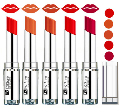 

Forsure Velvet Matte Lip Color Combo(Orange,Nude,Brick Nude,Hot Red,Magenta)
