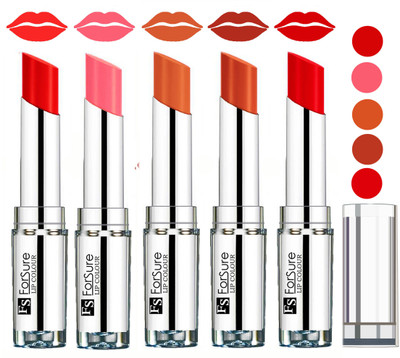 

Forsure Velvet Matte Lip Color Combo(Orange,Peach,Nude,Brick Nude,Hot Red)