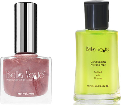 

Bella Voste Nail Polish Kit FLAMINGO Metallic 39 ml Pack of 2(Pack of 2)