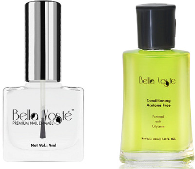 Bella Voste Nail Polish Kit HIGH GLOSS TOP COAT Glossy 39 ml Pack of 2(Pack of 2)