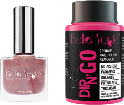 

Bella Voste Nail Polish Kit FLAMINGO Metallic 89 ml Pack of 2(Pack of 2)