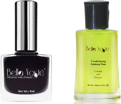 

Bella Voste Nail Polish Kit BLACK CHERRY Glossy 39 ml Pack of 2(Pack of 2)