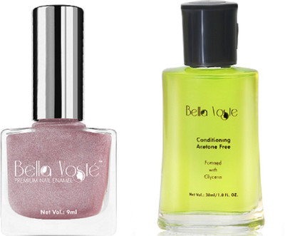 

Bella Voste Nail Polish Kit SECRET GLOSS Shimmer 39 ml Pack of 2(Pack of 2)